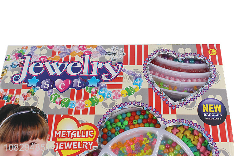 Good quality trendy beads jewelry bracelet making kits for kids