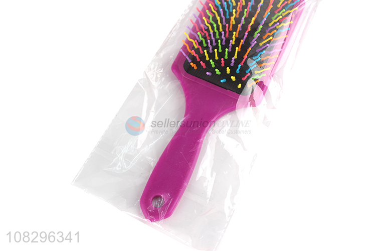 China factory colorful pins massage hair comb for sale