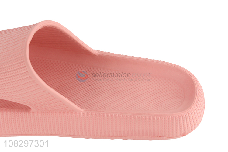 Good quality pink women non-slip summer slippers for home