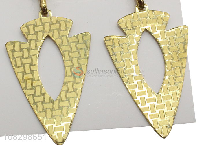 Good price stainless steel statement earrings dangling earrings