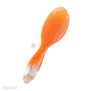 China factory orange nylon massage hair comb hair brush