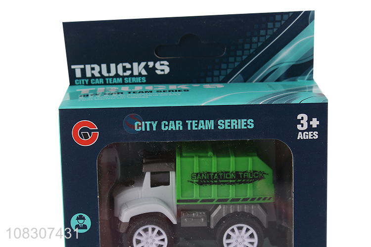 Newest Inertial Vehicle Simulation Sanitation Vehicle Toy Car