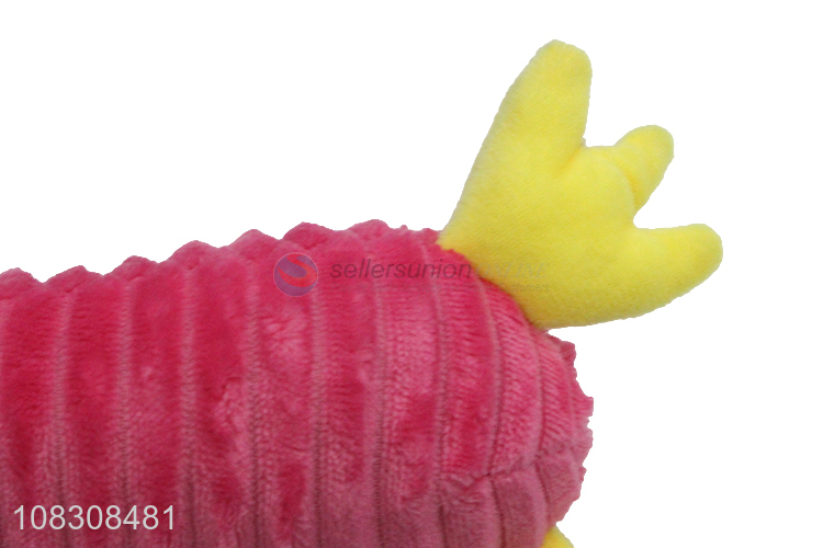 High quality plush puppy teething toy interactive dog toy