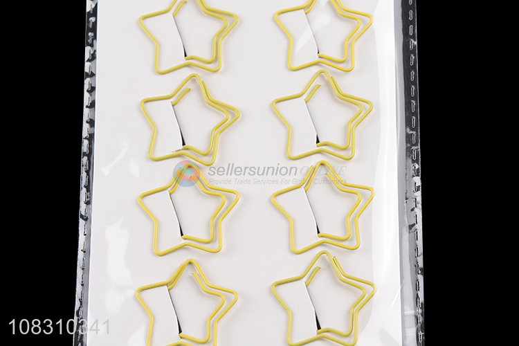 Wholesale price pentagram file clips mini paper clips