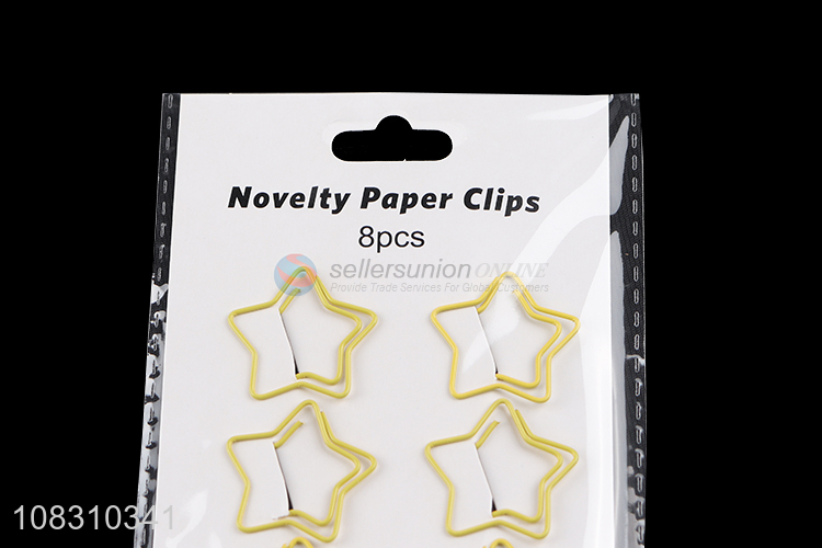 Wholesale price pentagram file clips mini paper clips