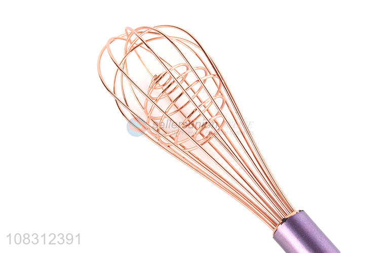 Good price kitchen egg whisk long handle eggbeater wholesale