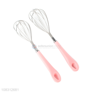 Hot products long handle manual egg mixer fashion egg whisk