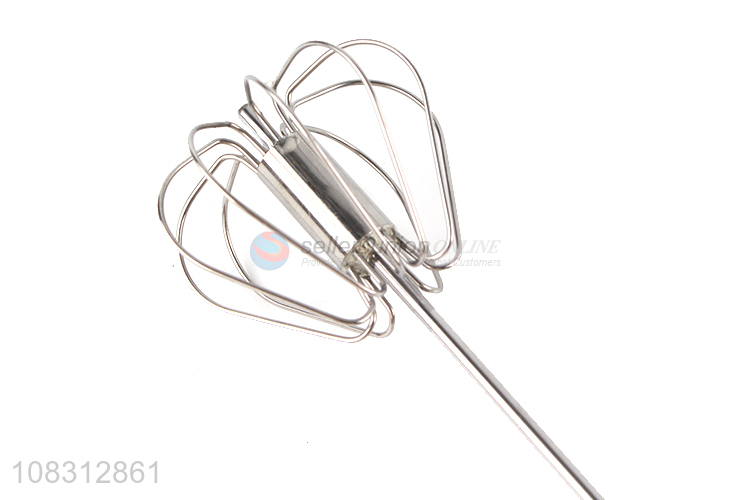 Best seller long handle manual egg whisk for kitchen baking