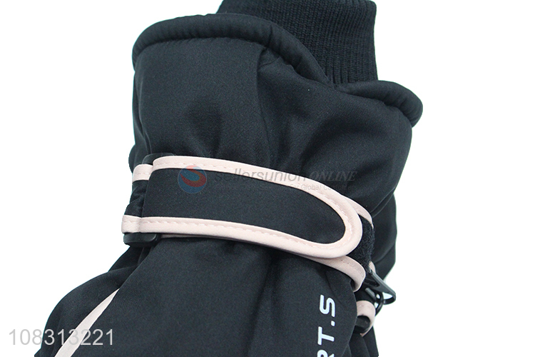 Recent design men winter warm sports gloves outdoor ski gloves