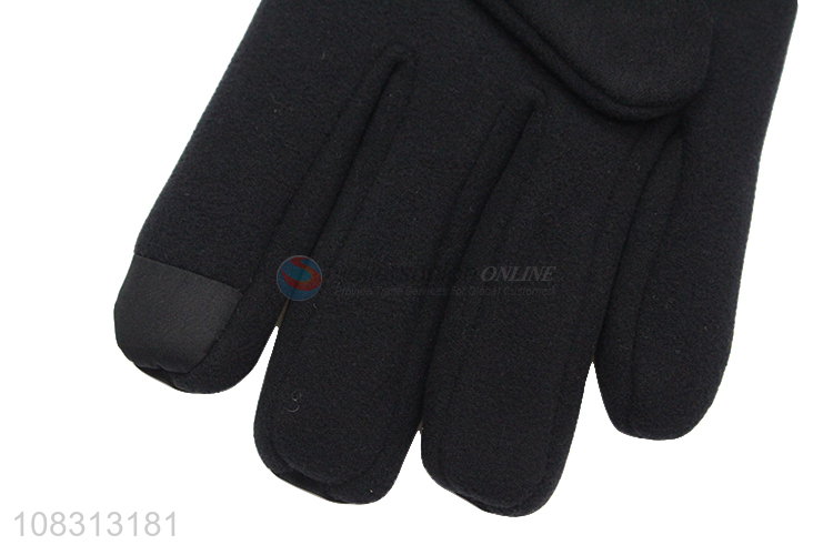 Factory supply winter touchscreen outdoor sports gloves for men