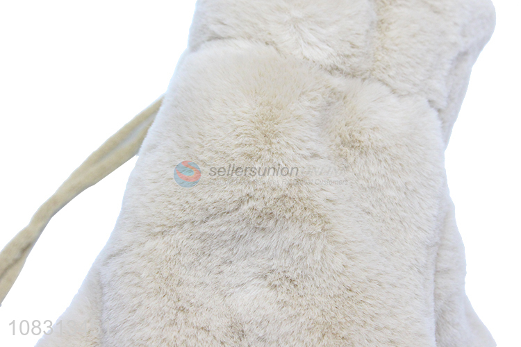 New design kids winter warm gloves plush bear paw thermal gloves