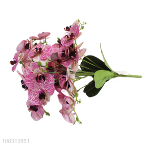 China supplier artificial flowers fake flowers 3D butterfly orchid