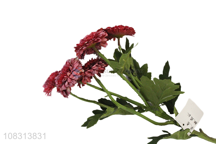 Hot sale artificial chrysanthemum fake flowers for garden decor