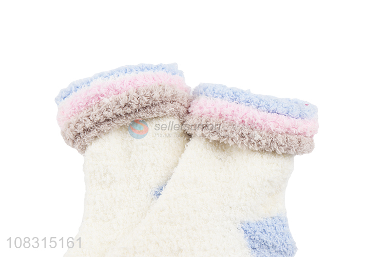 Yiwu market ladies fleece tube socks thickened thermal socks