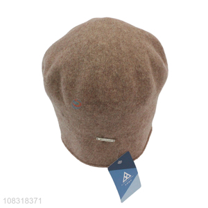 Online wholesale fashion custom wool beanie winter hats