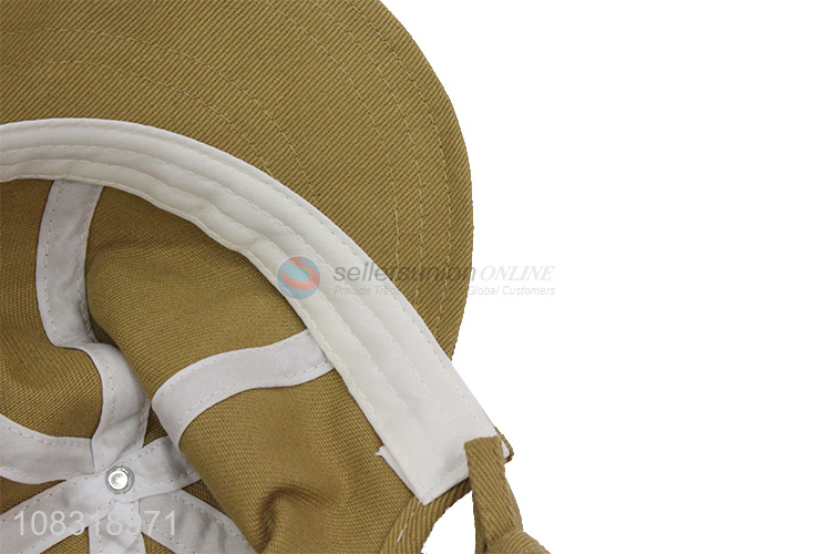 High quality retractable bucket hat outdoor sun hat for summer