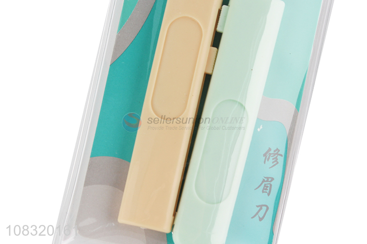 Online wholesale plastic eyebrow trimmer ladies makeup tools