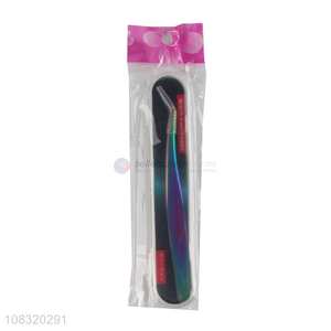 Yiwu direct sale stainless steel tweezers for beauty