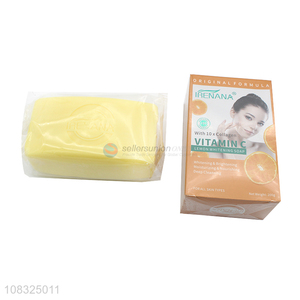 Good sale vitamin C fragrance soap portable facial soap