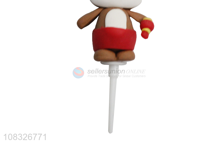 Cartoon Mouse Cake Decoration Baby Birthday Cupcake Topper