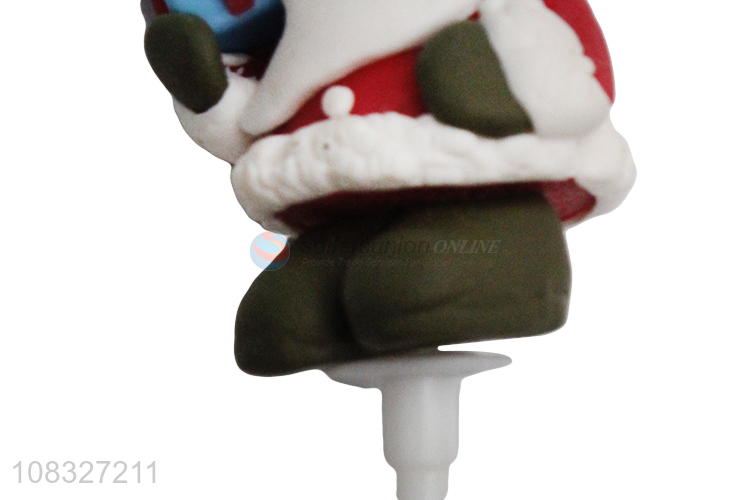 Popular Santa Claus Clay Doll Cake Topper Cupcake Decoration