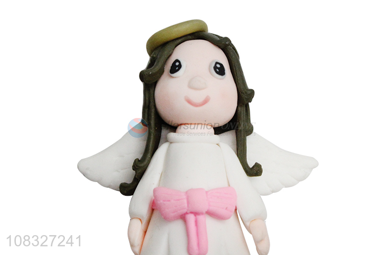 Lovely Design Polymer Clay Figurine Cake Topper Cake Decoration