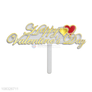 Hot Selling Happy Valentine's Day Cake Topper Cake Decoration