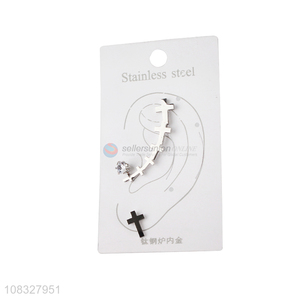 Best Selling Fashion Stainless Steel Stud Earrings Set