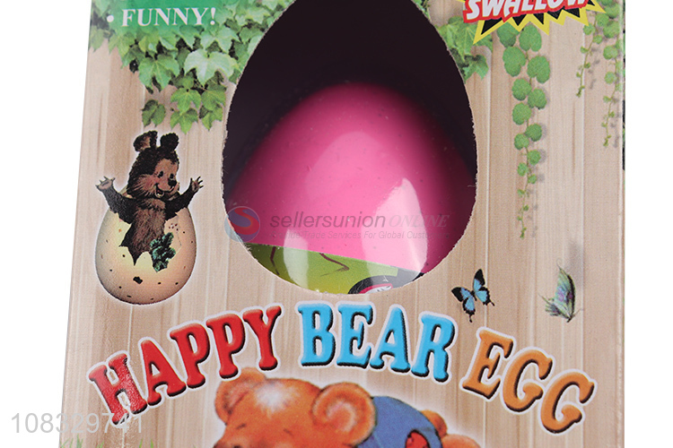 Yiwu wholesale creative growing bear egg for children