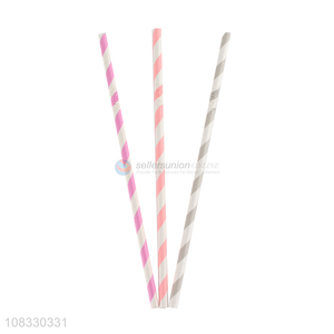 Best quality wrap juice coffee paper drinking straws for sale