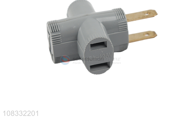 Wholesale US standard 125V 15A 3 outlets extension socket plug