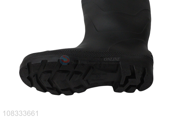 Wholesale men's rainboots waterproof outdoor mid-calf garden shoes