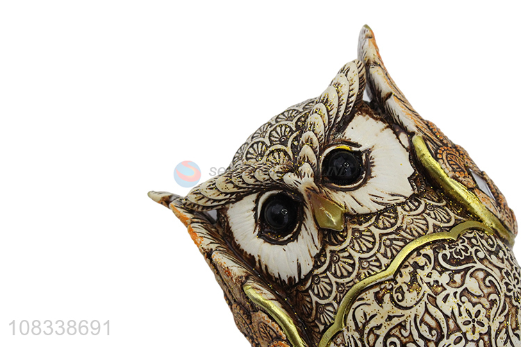 Good Quality Simulation Owl Resin Crafts For Decoration