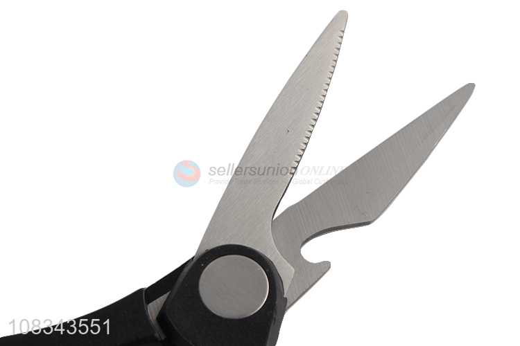 New products black stainless steel kitchen scissors for sale