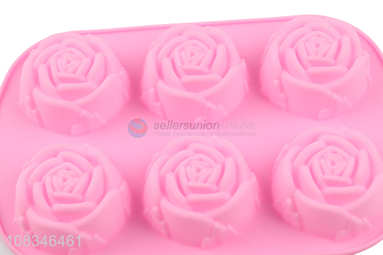 Yiwu wholesale creative rose stencil kitchen cake mould