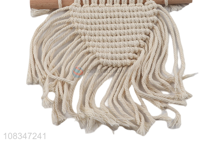 Top Quality Cotton Rope Woven Tassel Tapestry Wall Hanging