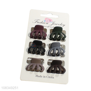 Yiwu wholesale ladies fashion hair claws mini hair clips