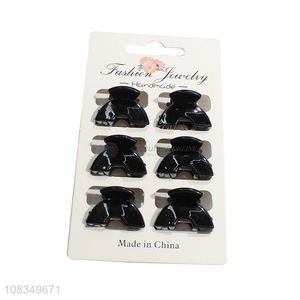 Yiwu wholesale black fashion hair claws clips for girls