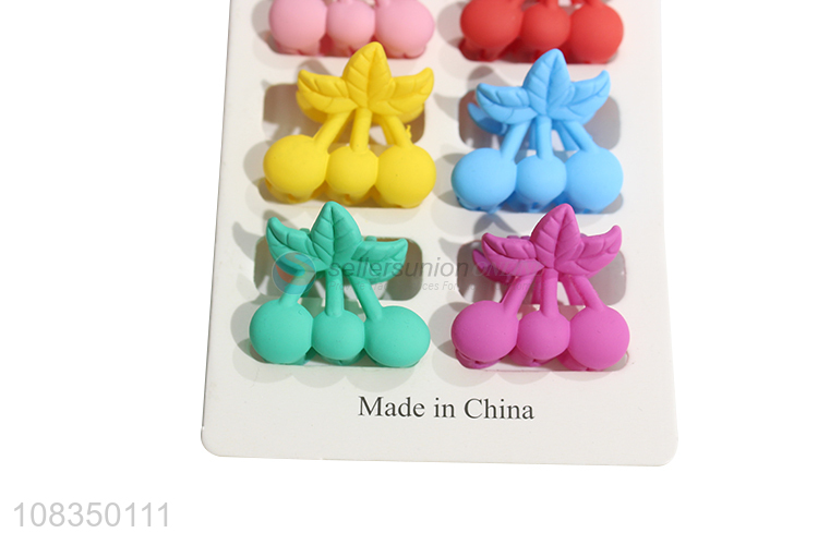 Popular products candy color cute girls hair claws clips