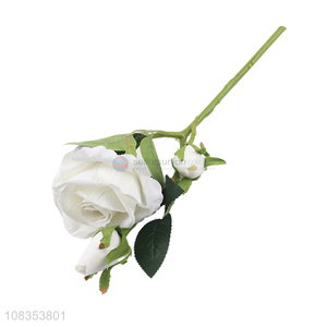 Wholesale Single Artificial Rose Wedding Bouquet Decoration