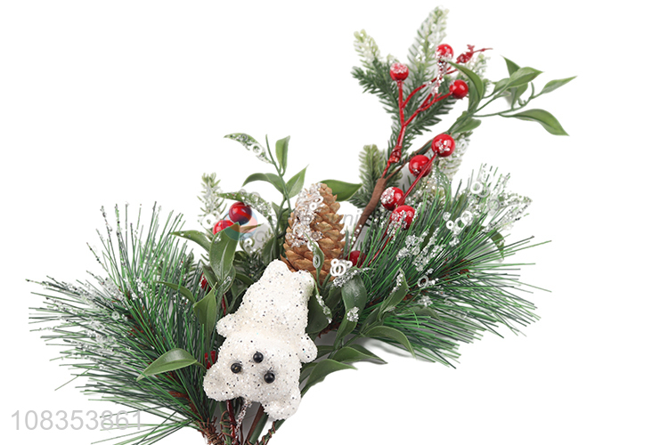 China market hangable Christmas branch decorative picks