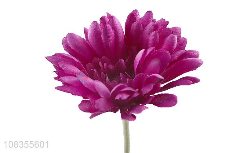 High quality long stem chrysanthemum fake flower for decoration