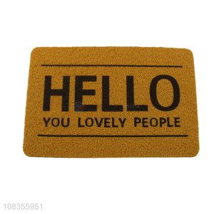 Good Price Welcome Mat Anti-Slip Floor Mat Wholesale