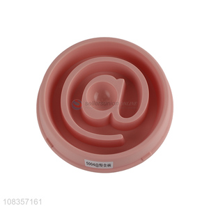 Wholesale creative anti-choking slow eating food <em>bowl</em> for <em>dog</em> pet