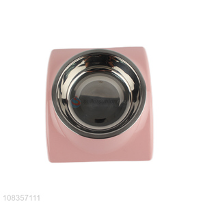 Good quality anti-slip stainless steel pet bowls plastic dog bowls