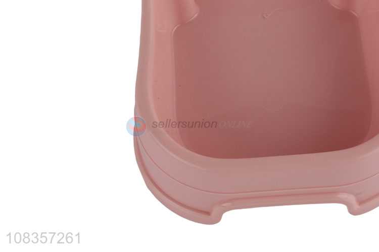 Good quality pet feeder plastic dog food bowl pet food container