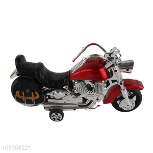 Factory price creative children inertia motorbike toys wholesale