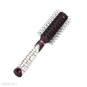 New design round anti-static curly hair comb for daily use