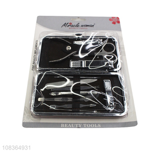 Wholesale 12 pieces <em>manicure</em> pedicure kit professional nail care tools