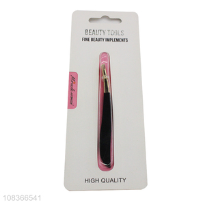 Low price ladies beauty eyebrow tweezers eyebrow clip wholesale